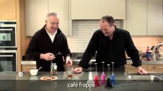 How to make a frappé coffee using an aerolatte milk frother [upl. by Minette]