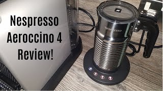 Nespresso Aeroccino 4 Milk Frother Review  Worth upgrading from the Aeroccino 3 [upl. by Clance751]