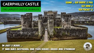 Caerphilly Castle  The Largest in Wales 2nd in Britain [upl. by Adnuhs]