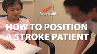 How To Position A Stroke Patient [upl. by Llenrev]