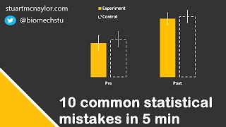 Ten Statistical Mistakes in 5 Min [upl. by Chrisoula]