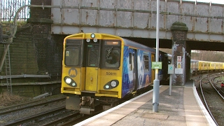 Half an Hour at 216  Birkenhead North Station 1022017  Class 507 508 terminus [upl. by Profant]