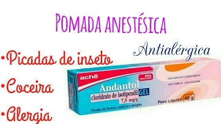 Resenha PomadaAndantol Gel [upl. by Waterer]