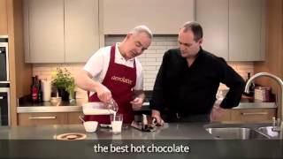 How to make a hot chocolate using an aerolatte milk frother [upl. by Ojeibbob]